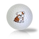 Cute Sitting Dog Golf Balls Used Golf Balls - Foundgolfballs.com