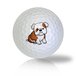 Cute Sitting Dog Golf Balls Used Golf Balls - Foundgolfballs.com