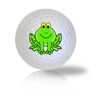 Cute Smiling Frog Golf Balls Used Golf Balls - Foundgolfballs.com
