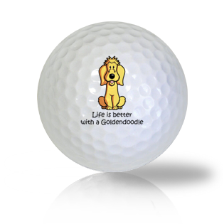 Life Is Better With A GoldenDoodle Golf Balls Used Golf Balls - Foundgolfballs.com