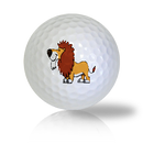 Cute Standing Lion Golf Balls Used Golf Balls - Foundgolfballs.com