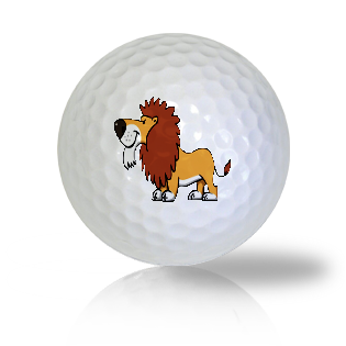 Cute Standing Lion Golf Balls Used Golf Balls - Foundgolfballs.com