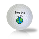 Best Dad In The World Golf Balls Used Golf Balls - Foundgolfballs.com