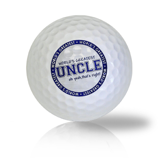 World's Greatest Uncle Golf Balls Used Golf Balls - Foundgolfballs.com