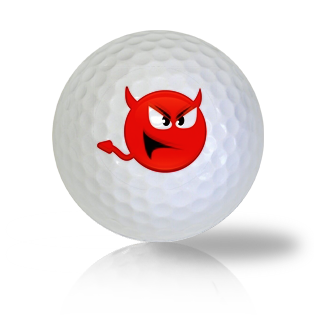 Devilish Emoticon Golf Balls Used Golf Balls - Foundgolfballs.com