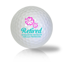 Goodbye Tension, Hello Pension Golf Balls Used Golf Balls - Foundgolfballs.com