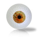 Orange Eye Ball Golf Balls Used Golf Balls - Foundgolfballs.com