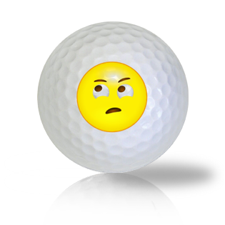 Rolling Eyes Emoticon Golf Balls Used Golf Balls - Foundgolfballs.com