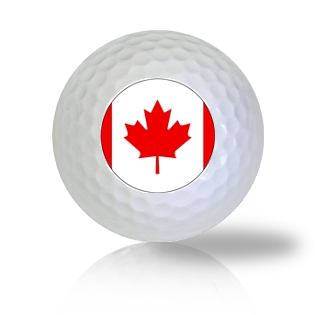 Canada Flag Golf Balls - Found Golf Balls