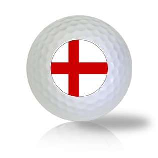 England Flag Golf Balls - Found Golf Balls