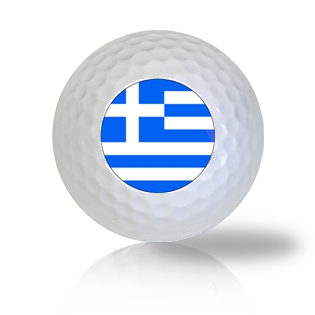 Greece Flag Golf Balls - Found Golf Balls