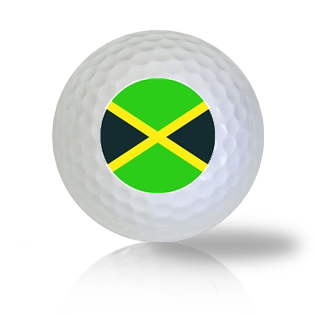 Jamaica Flag Golf Balls - Found Golf Balls