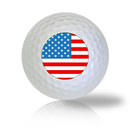 America Flag Golf Balls - Found Golf Balls