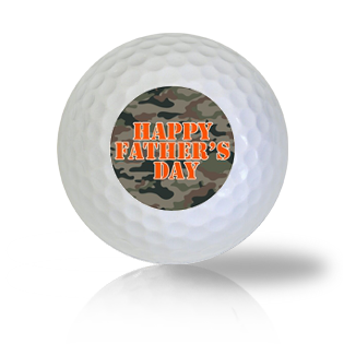 Happy Father's Day Camo Golf Balls - Found Golf Balls