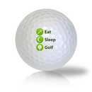 Eat Sleep Golf Golf Balls - Found Golf Balls