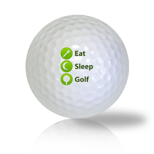 Eat Sleep Golf Golf Balls - Found Golf Balls