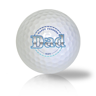 Happy Father's Day Dad Golf Balls - Found Golf Balls