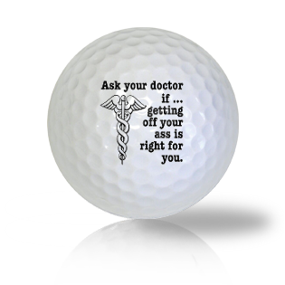 Funny Golf Balls - Found Golf Balls