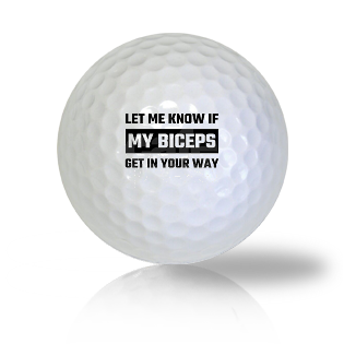 Funny Golf Balls - Found Golf Balls