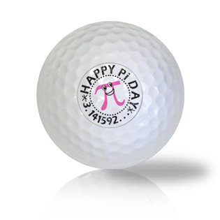 Happy Pi Day Golf Balls Used Golf Balls - Foundgolfballs.com
