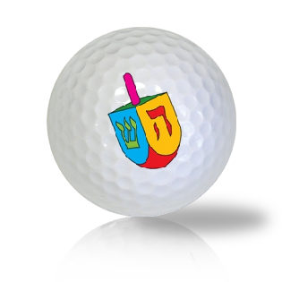 Dreidel Golf Balls - Found Golf Balls