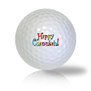 Happy Chanukah Golf Balls - Found Golf Balls