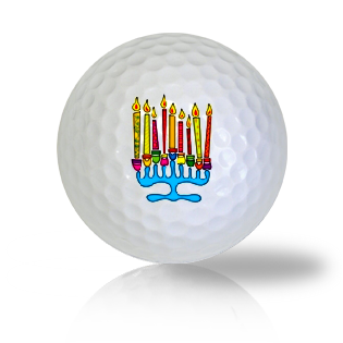 Menorah Golf Balls - Found Golf Balls