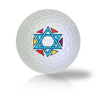 Star Of David Golf Balls - Found Golf Balls