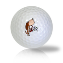 Basset Hound Playing A Saxophone Golf Balls Used Golf Balls - Foundgolfballs.com
