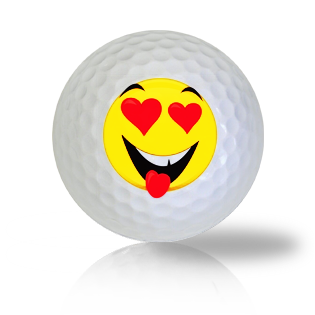Love Emoticon Golf Balls Used Golf Balls - Foundgolfballs.com
