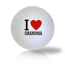 I Love Grandma Golf Balls - Found Golf Balls