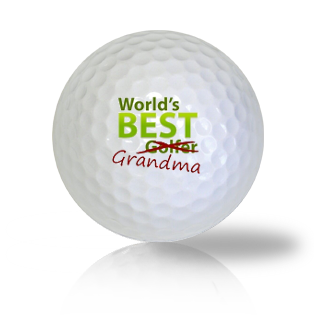 World's Best Grandma Golf Balls - Found Golf Balls