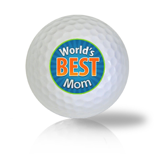 World's Best Mom Golf Balls - Found Golf Balls