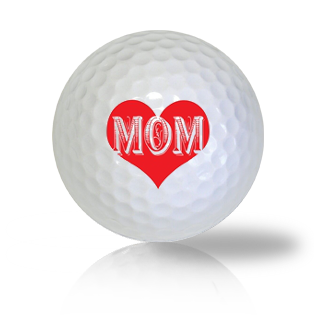 I Love Mom Golf Balls - Found Golf Balls