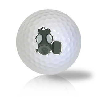 Gas Mask Golf Balls - Found Golf Balls