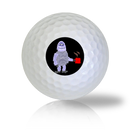 Monster with a Coffee Keeping Warm Funny Golf Balls Used Golf Balls - Foundgolfballs.com