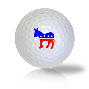 Democrat Donkey Golf Balls - Found Golf Balls