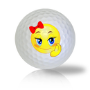 Pretty Girl Emoticon Golf Balls Used Golf Balls - Foundgolfballs.com