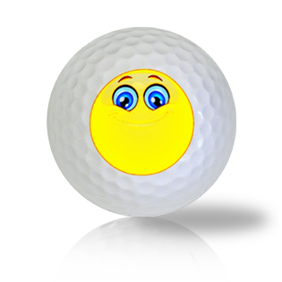 Happy and Proud Emoticon Golf Balls Used Golf Balls - Foundgolfballs.com