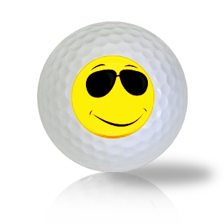 Sun Glasses (Shades) Emoticon Golf Balls Used Golf Balls - Foundgolfballs.com