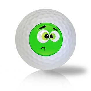 Sick Emoticon Golf Balls Used Golf Balls - Foundgolfballs.com