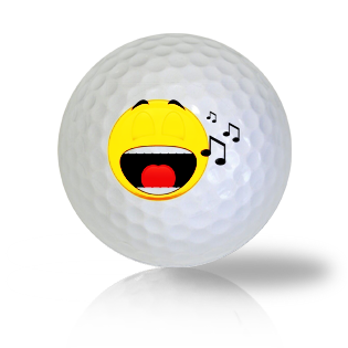 Singing Emoticon Golf Balls Used Golf Balls - Foundgolfballs.com