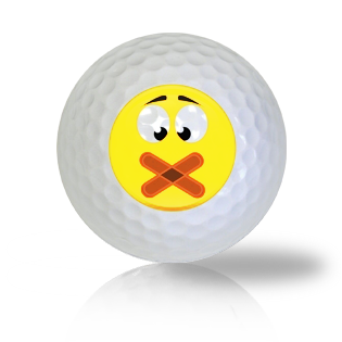 Oops! Slip up Emoticon Golf Balls Used Golf Balls - Foundgolfballs.com