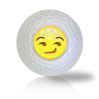 Smirk Emoticon Golf Balls Used Golf Balls - Foundgolfballs.com