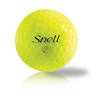 Custom Snell My Tour Ball Red Yellow Used Golf Balls - Foundgolfballs.com