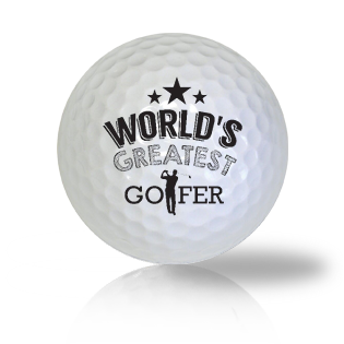 World's Greatest Golfer Golf Balls Used Golf Balls - Foundgolfballs.com