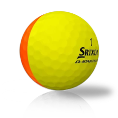 Srixon Q-Star Tour Divide Orange Used Golf Balls - Foundgolfballs.com