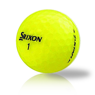 Custom Srixon Z-Star Yellow Used Golf Balls - Foundgolfballs.com