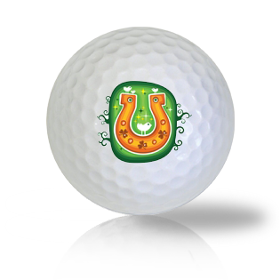 St. Patrick's Day Horse Shoe Golf Balls - Found Golf Balls