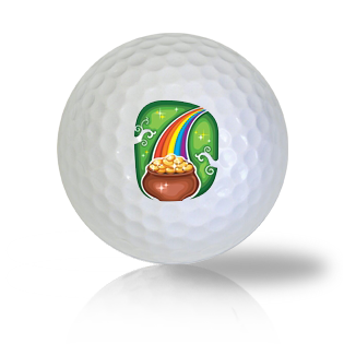 St. Patrick's Day Rainbow Golf Balls - Found Golf Balls